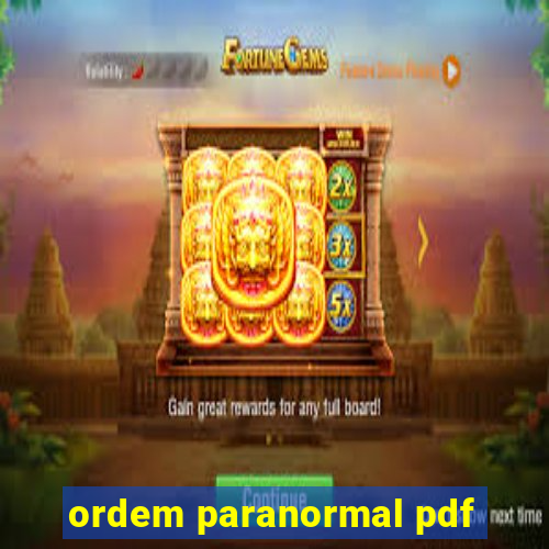 ordem paranormal pdf