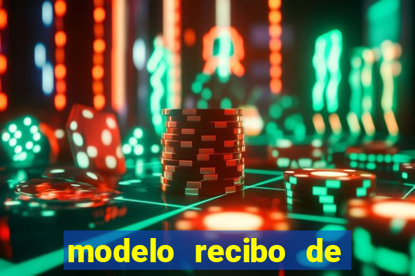 modelo recibo de pagamento autonomo