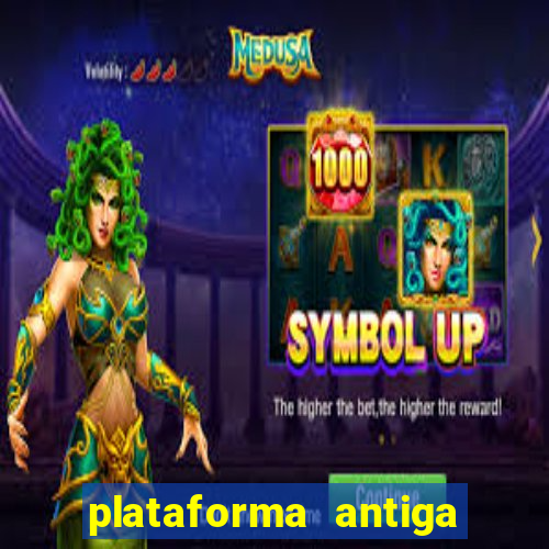 plataforma antiga de jogos