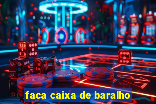 faca caixa de baralho