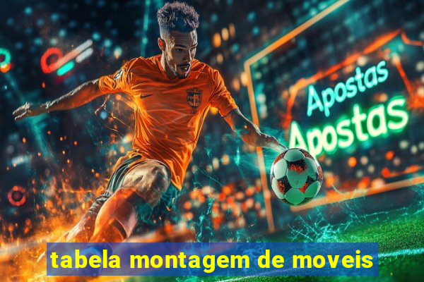 tabela montagem de moveis