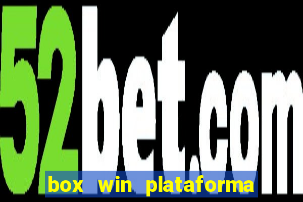 box win plataforma de jogos